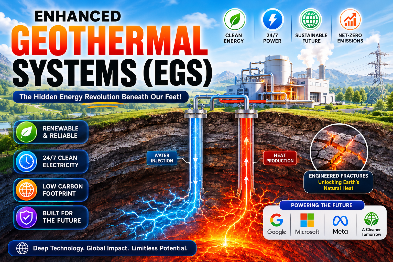 Enhanced Geothermal Systems (EGS): The Renewable Energy Revolution Powering the Future