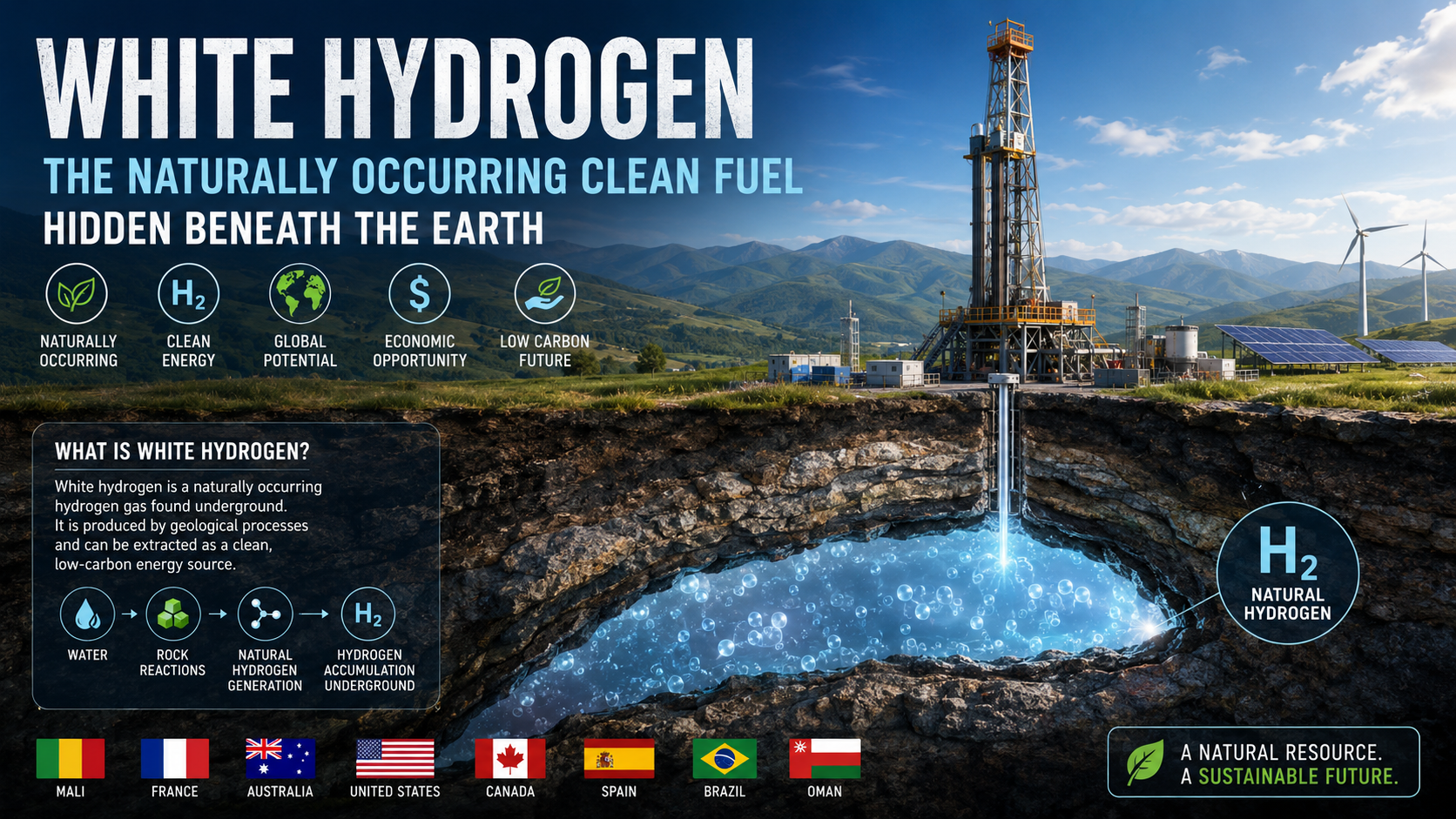 White Hydrogen | The Naturally Occurring Clean