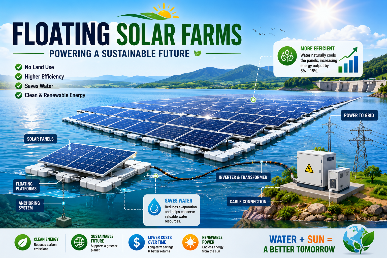Floating Solar Farms