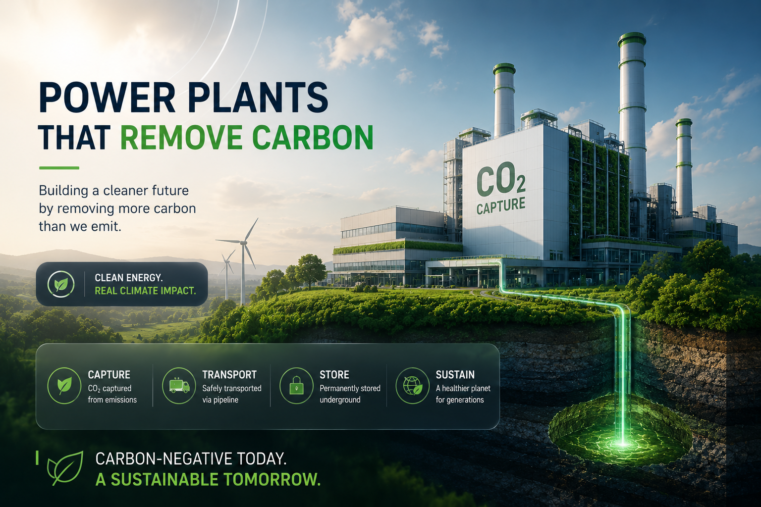 carbon removal plant