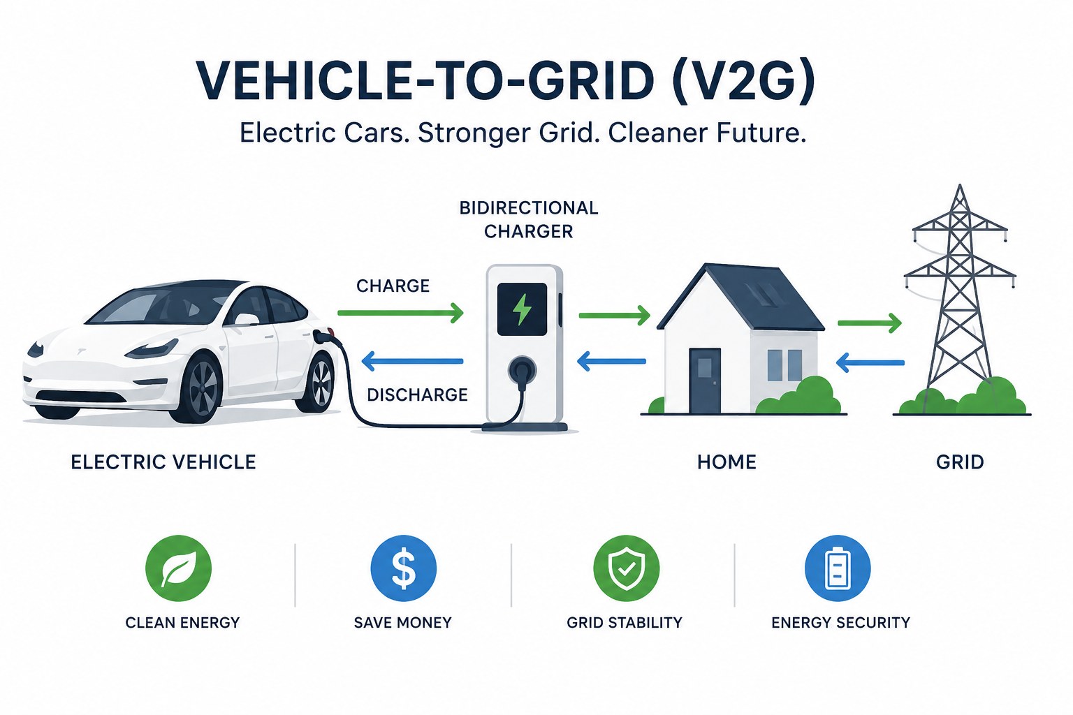 How Electric Cars Could Become Power Plants | V2G Guide