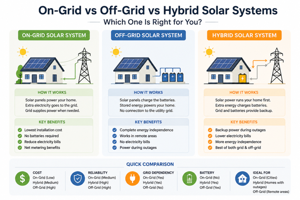 on grid vs off grid solar