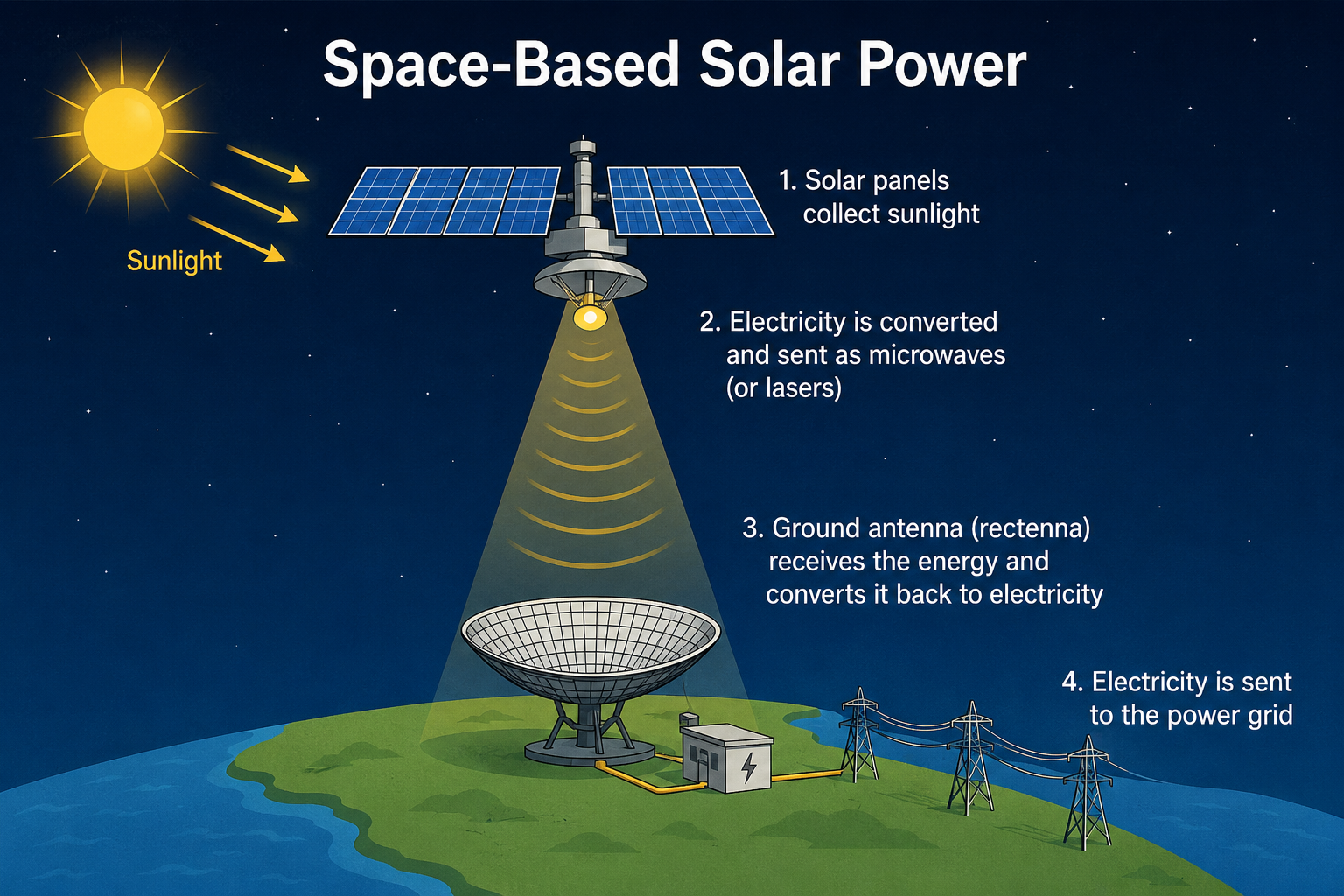 Space-Based Solar Power Infographic