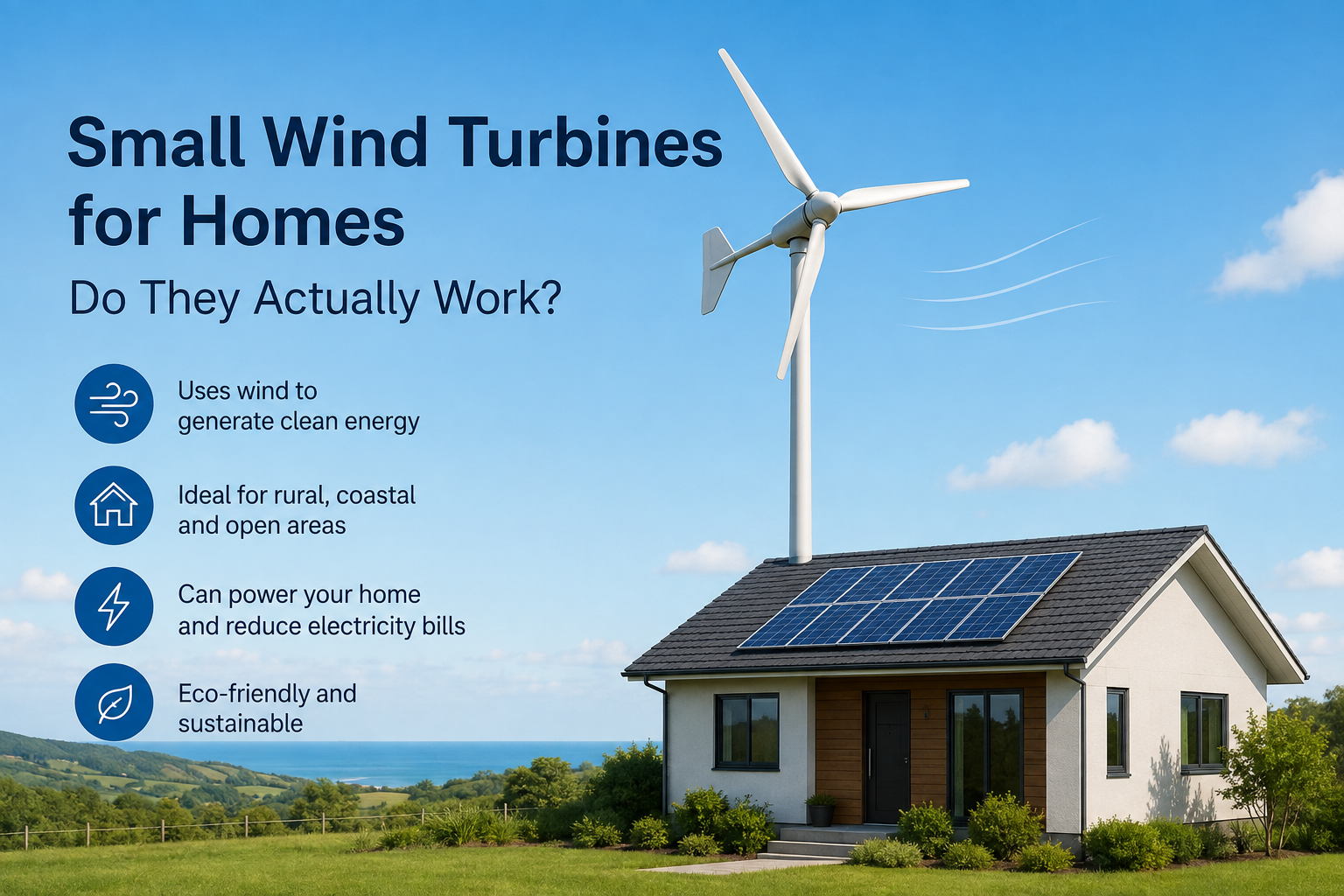 Small Wind Turbines for Homes