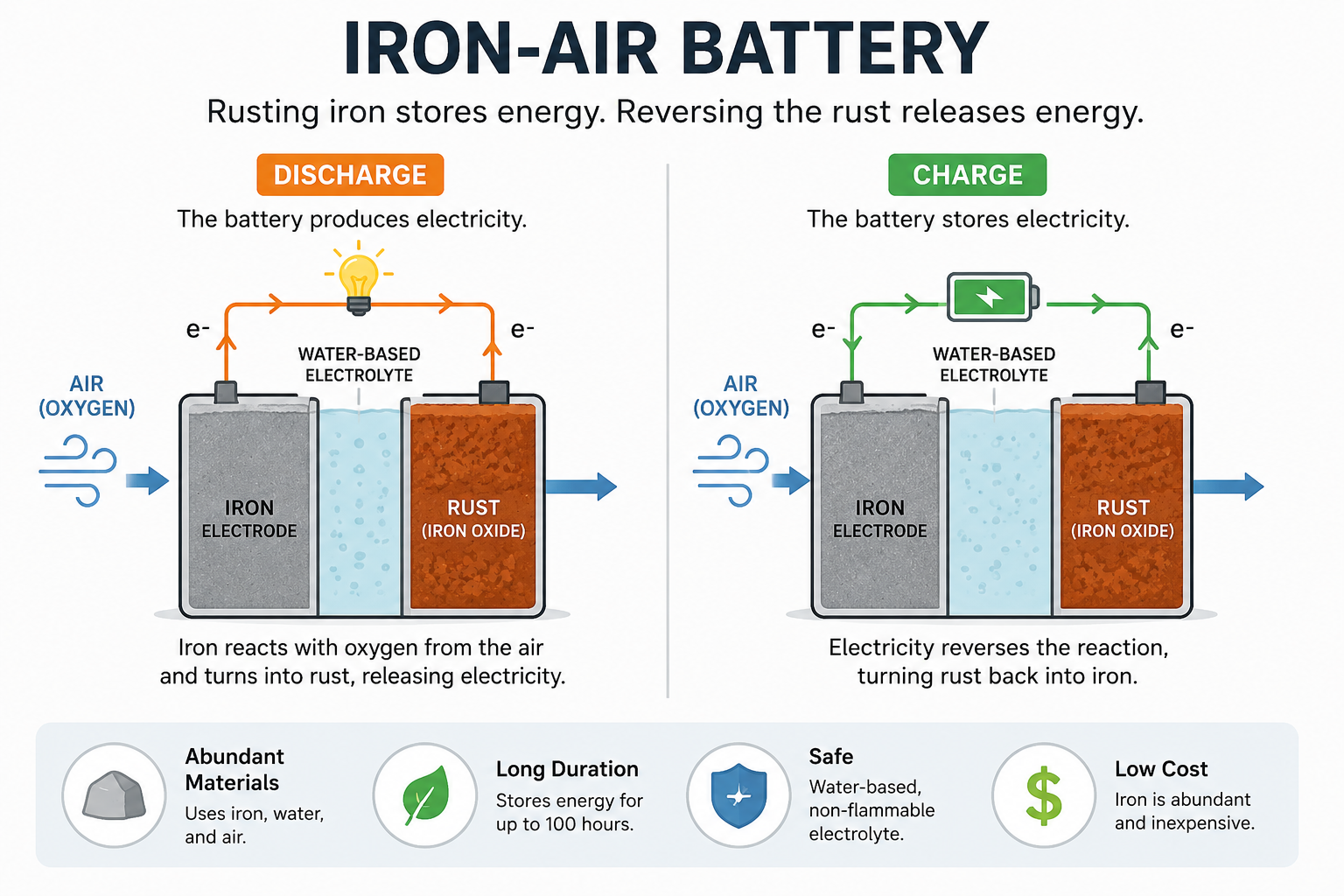 Iron-Air Batteries